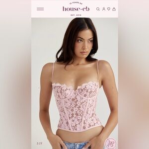 House of CB MILA Rose Lace Underwired Corset